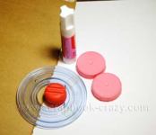 Bottle Cap Scrapbook supplies