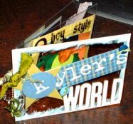 Plexi-glass mini album - the cover page