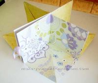 square around mini scrapbook