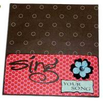 purse paper bag album - sing your song