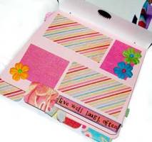 mothers day purse mini album, live ,laugh