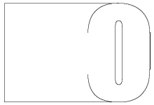 letter O for the printable mini album.