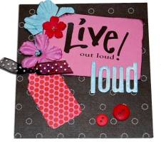 purse paper bag album - live out loud