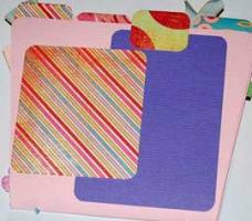 mothers day scrapbook photo mats