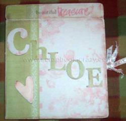 baby girl scrapbook - Chloe