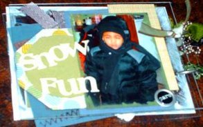 acrylic book - Snow fun