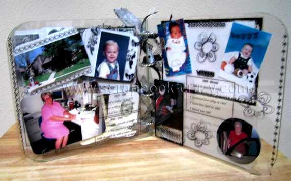 My life mini album - children and grandchildren