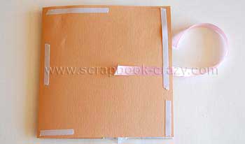 scrapbook baby album keepsake