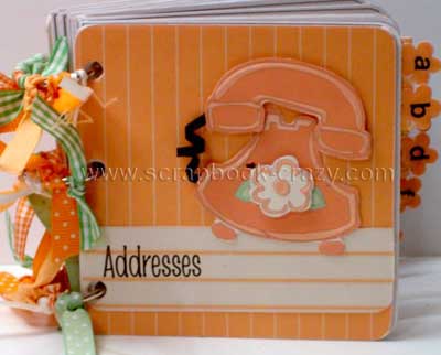 address book orange