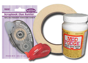 assortment of adhesives