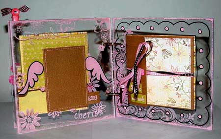 Acrylic Scrapbook Mini Album