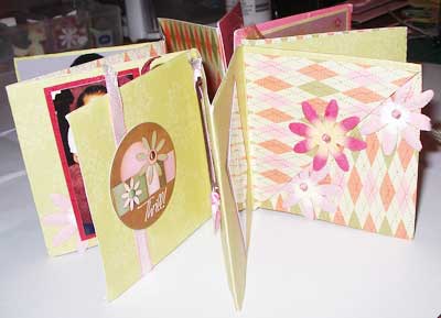 birthday scrapbooking  mini album