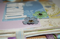 baby shower mini album