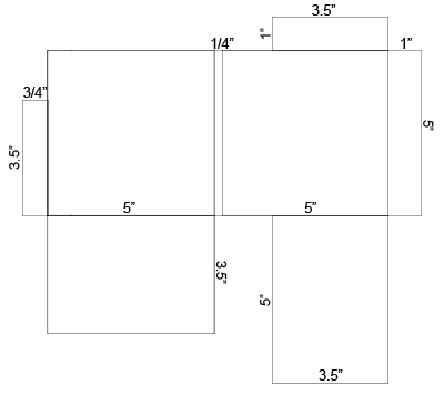 cd holder mini album template