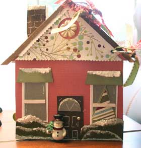 Christmas House scrapbook