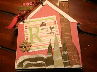 Christmas House scrapbook