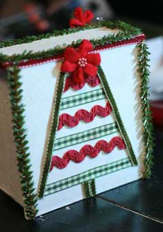 Christmas Luminary Box - the back