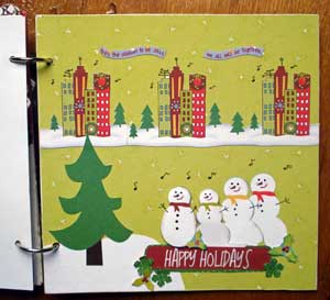 Christmas Memories Scrapbook inner pages