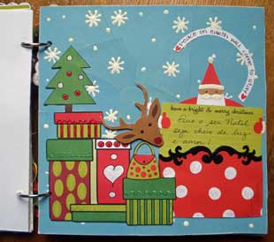 Christmas Memories Scrapbook inner pages