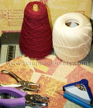 Crochet Mini  Scrapbook supplies
