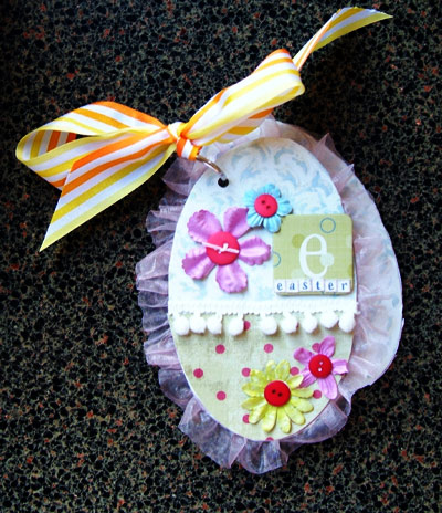 how to make an Easter egg mini album tutorial