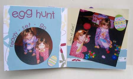 easter mini album keepsake