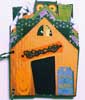 halloween house mini scrapbook