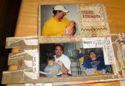 fathers day scrapbook album