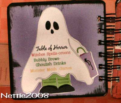 halloween scrapbook - ghosty