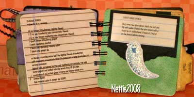 halloween scrapbook - recipes