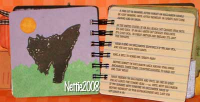 halloween scrapbook