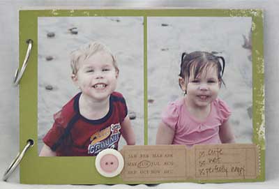 making memories scrapbook - gorgeous faces