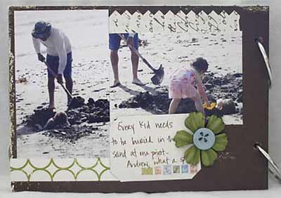 making memories scrapbook pages 3-4