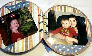 page 11 and 12 of mothers day scrapbook.