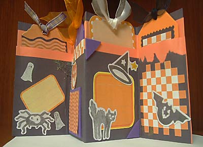 my first halloween scrapbook