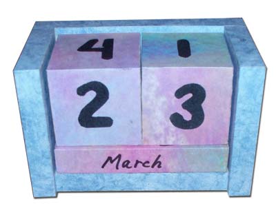 perpetual calendar. Make a Perpetual Calendar