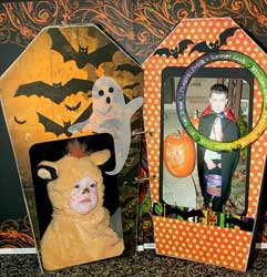 coffin shaped RIP Halloween Mini Album
