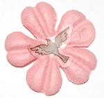 prima flower with sticker center