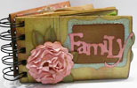 toilet paper roll mini album
