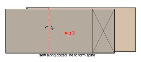 cascading paper bag album