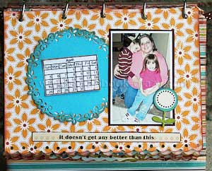 make a scrapbook calendar 