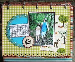 make a scrapbook calendar 