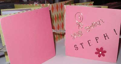 birthday scrapbooking  mini book