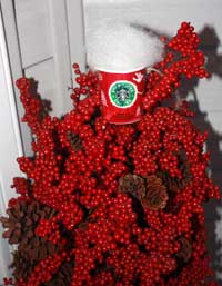 Hot Chocolate Tree topper