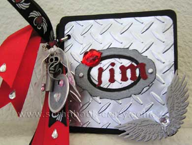 Metal Scrapbooking Mini Album