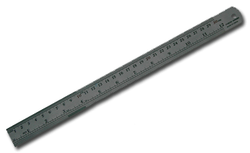 metal ruler