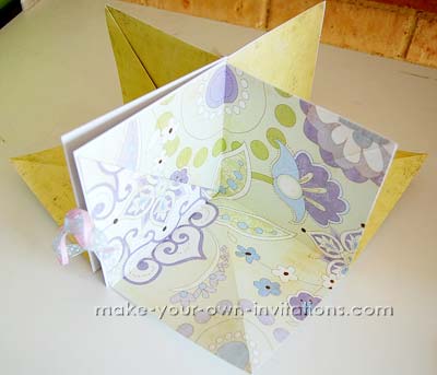 cool square paper mini album 