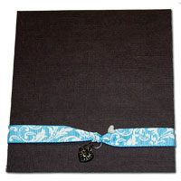 purse paper bag album - plain background